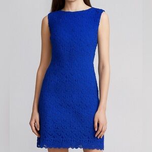 Ralph Lauren Lace Embroidered midi dress Size 6